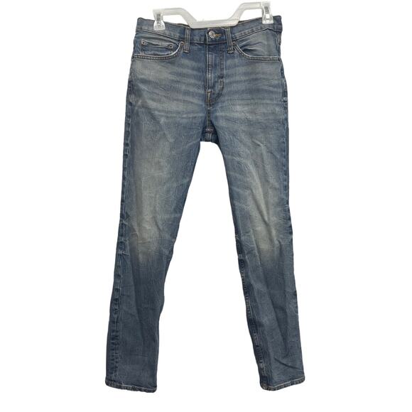 Good Fellow & Co Mens 29X30 Factory Whiskered & Faded Denim Skinny Jeans - Picture 1 of 4